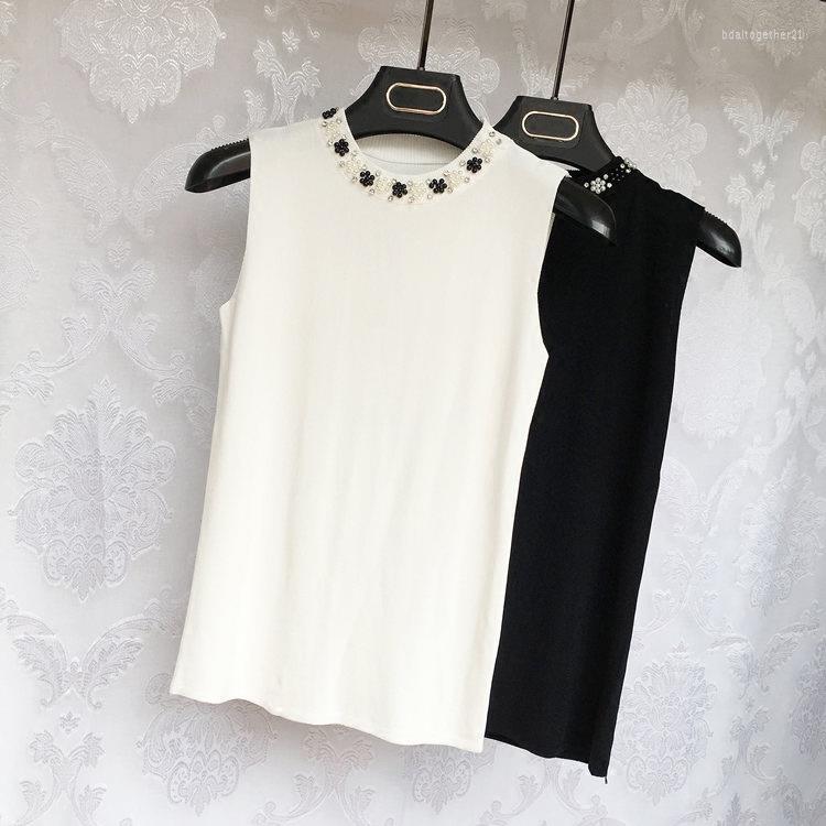 Women's Tanks Sleeveless Crop Tops Women's Summer Beaded Rhinestone Pullover Ice Wire Knit Small Vest Slim Leggings Outerwear Tank Top
Women's Tanks Sleeveless Crop Tops Women's Summer Beaded Rhinestone Pullover Ice Wire Knit Small Vest Slim Leggings Outerwear Tank Top