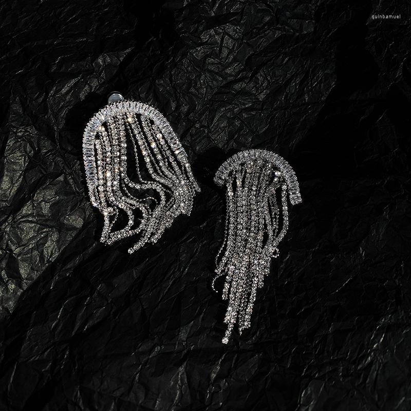 Dangle Earrings Chic European And American Exaggerated Crystal Full Diamond Women's Temperament High Sense Long Fringe
Dangle Earrings Chic European And American Exaggerated Crystal Full Diamond Women's Temperament High Sense Long Fringe
