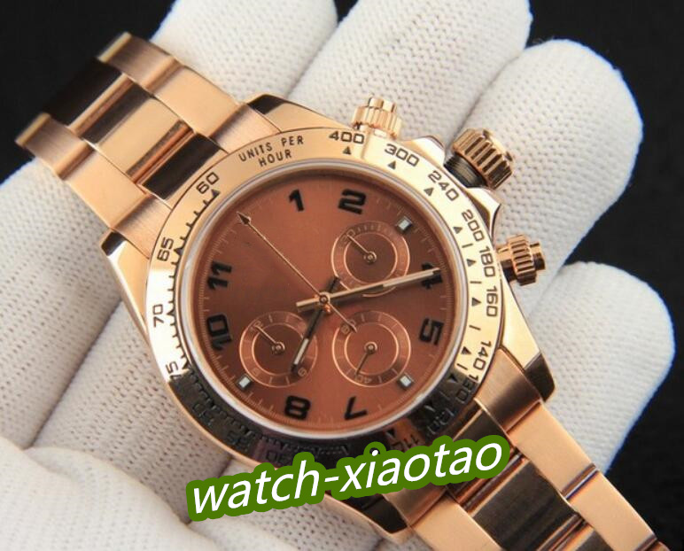 6 Style Men's Watch 40mm Gold Dial Wrist Watch Stainless Steel Strap No Chronograph 2813 Sapphire Luminous Sports Automatic Mens Watches
6 Style Men's Watch 40mm Gold Dial Wrist Watch Stainless Steel Strap No Chronograph 2813 Sapphire Luminous Sports Automatic Mens Watches