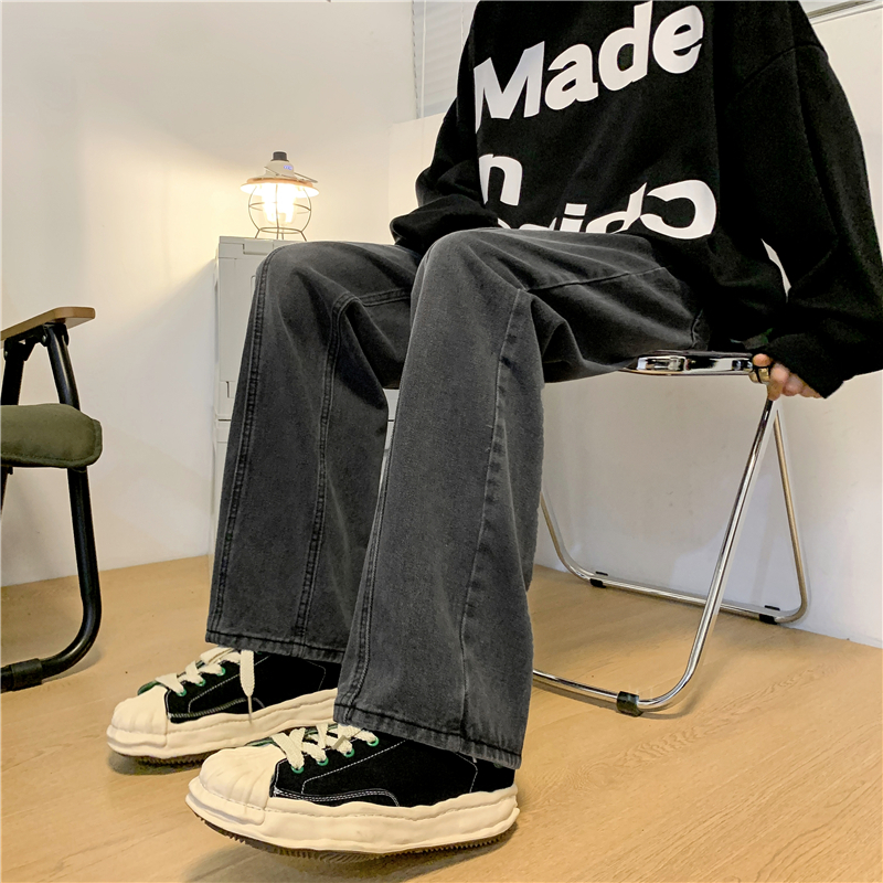Men' Jeans Vintage Men' Korean Denim Pants Y2K Cltohes Streetwear Washed Male Baggy Jeans Autumn Winter Cotton Straight Trousers For Men 230313, Black
Men' Jeans Vintage Men' Korean Denim Pants Y2K Cltohes Streetwear Washed Male Baggy Jeans Autumn Winter Cotton Straight Trousers For Men 230313, Black