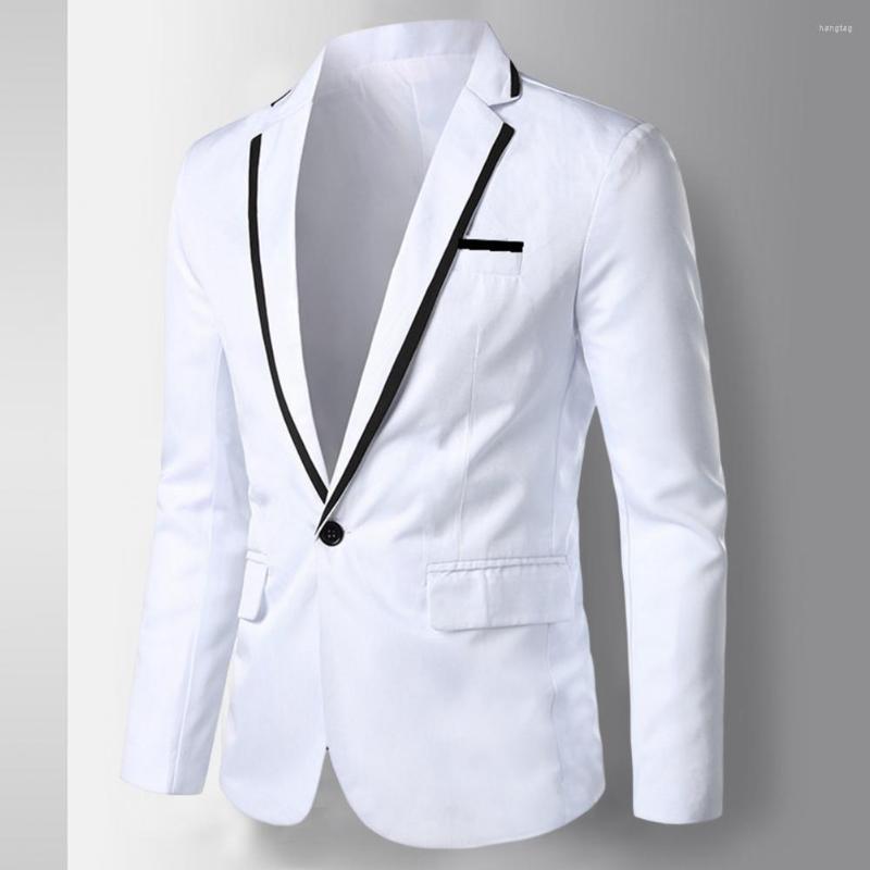 Men's Suits Casual Suit Jacket Color Block Single Button Autumn Winter Non-iron Pockets Blazer, Black
Men's Suits Casual Suit Jacket Color Block Single Button Autumn Winter Non-iron Pockets Blazer, Black