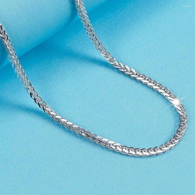 Chains PT950 Pure Platinum 950 Chain Women Perfect 1.2mm Classic Wheat Necklace 2.1-2.6g 16'' 18'' As Same Number 1
Chains PT950 Pure Platinum 950 Chain Women Perfect 1.2mm Classic Wheat Necklace 2.1-2.6g 16'' 18'' As Same Number 1