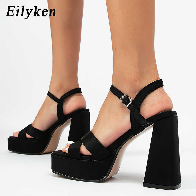 Shoes Super Thick High Heel Platform Sandals Women Buckle Square Peep Toe Ladies Summer Black Size -42 230306
Shoes Super Thick High Heel Platform Sandals Women Buckle Square Peep Toe Ladies Summer Black Size -42 230306