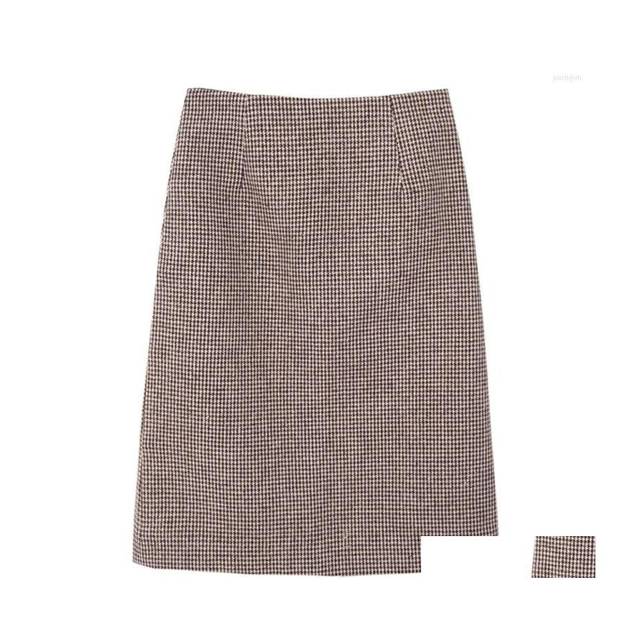 Skirts Fall Winter Warm Wool Houndstooth High Waist Pencil Midi Skirt Slim Knee Length Back Split Work Plus Size S Drop Delivery Dhbqc, Khaki
Skirts Fall Winter Warm Wool Houndstooth High Waist Pencil Midi Skirt Slim Knee Length Back Split Work Plus Size S Drop Delivery Dhbqc, Khaki