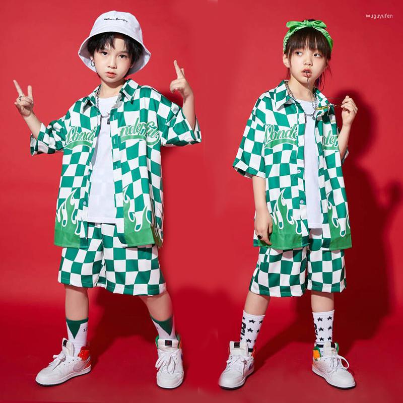 Stage Wear 2023 Street Dancewear Green Plaid Kpop Outfits For Girls Ballroom Hip Hop Dance Rave Clothes Jazz Performance DQS10620, 2pcs
Stage Wear 2023 Street Dancewear Green Plaid Kpop Outfits For Girls Ballroom Hip Hop Dance Rave Clothes Jazz Performance DQS10620, 2pcs