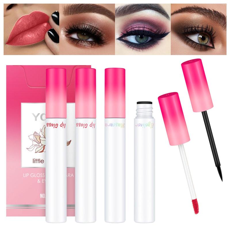 Lip Gloss For Kids 10-12 Lipstick Set Mascara Liquid Eyeliner Easy Color Velvet Moisturizing Glaze Four Pack
Lip Gloss For Kids 10-12 Lipstick Set Mascara Liquid Eyeliner Easy Color Velvet Moisturizing Glaze Four Pack