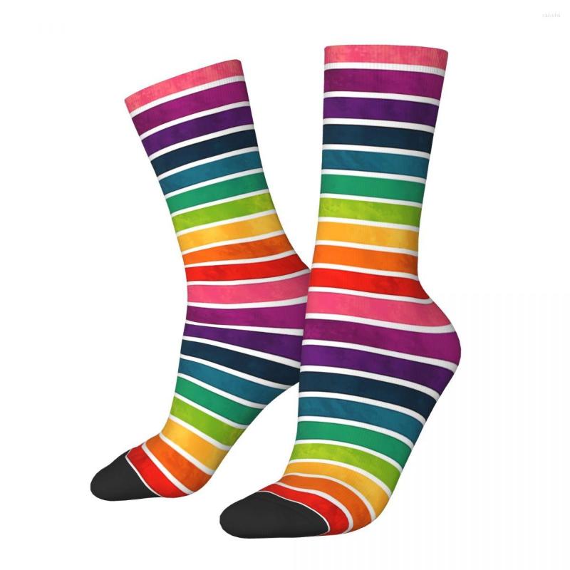 Men's Socks Funny Crazy Sock For Men Rainbow Stripes Hip Hop Vintage Striped Seamless Pattern Printed Boys Crew Novelty Gift, As the picture
Men's Socks Funny Crazy Sock For Men Rainbow Stripes Hip Hop Vintage Striped Seamless Pattern Printed Boys Crew Novelty Gift, As the picture