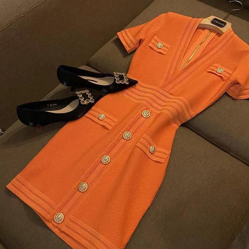 Casual Dresses High Quality Oscars 2022 Star Arriving Women Casual Dresses Brand Designer Classic Knit Fashion Letter Pattern Summer Sh Cwkb, Orange
Casual Dresses High Quality Oscars 2022 Star Arriving Women Casual Dresses Brand Designer Classic Knit Fashion Letter Pattern Summer Sh Cwkb, Orange