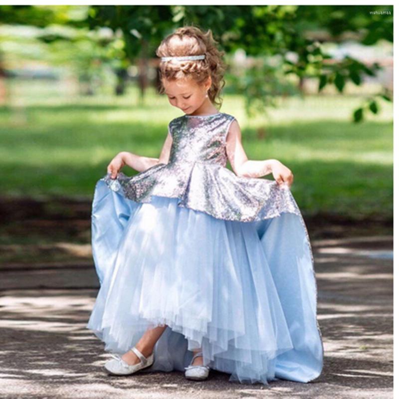 Girl Dresses Sparkly Sequin Tank Flower Infant Pageant Robe De Demoiselle Kids Princess Birthday Party Custom Made, Blue
Girl Dresses Sparkly Sequin Tank Flower Infant Pageant Robe De Demoiselle Kids Princess Birthday Party Custom Made, Blue