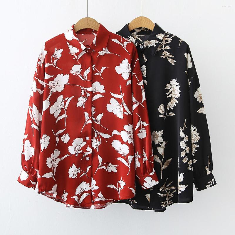 Women' Blouses Fashion Flower Printing Ladies Shirts Women' Spring Autumn Long Sleeve Tops Blusas Mujer, Black
Women' Blouses Fashion Flower Printing Ladies Shirts Women' Spring Autumn Long Sleeve Tops Blusas Mujer, Black
