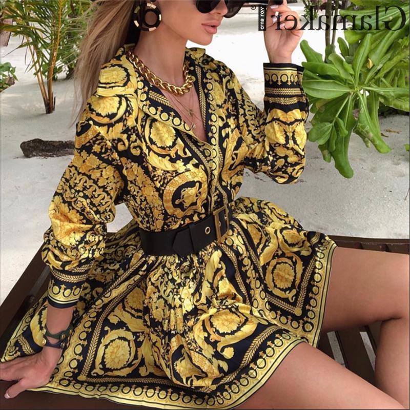 Casual Dresses Sexy paisley vintage print gold dress Women holiday beach casual dress Summer elegant short party club large size Besaa
Casual Dresses Sexy paisley vintage print gold dress Women holiday beach casual dress Summer elegant short party club large size Besaa