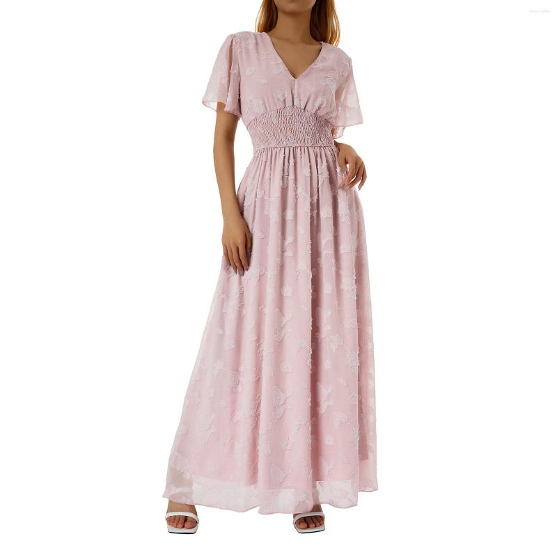 Casual Dresses Lace Floral Long Dress Women' Elegant Unique Pattern V-neck Flared Short Sleeves Summer Boho Party Evening Wedding, Beige
Casual Dresses Lace Floral Long Dress Women' Elegant Unique Pattern V-neck Flared Short Sleeves Summer Boho Party Evening Wedding, Beige
