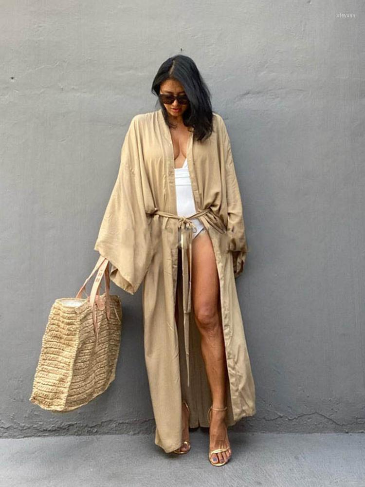 Women's Swimwear 2023 Solid Color Beach Cover Up Women Bohemian Long Kimono Tunic Elegant Swimsuit Cape Dress Fashion Robe Red
Women's Swimwear 2023 Solid Color Beach Cover Up Women Bohemian Long Kimono Tunic Elegant Swimsuit Cape Dress Fashion Robe Red