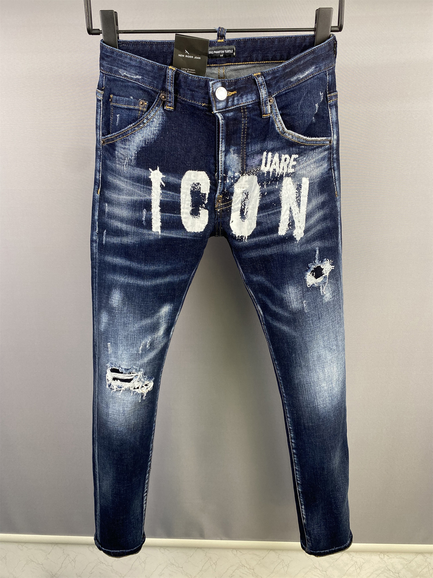 DSQ PHANTOM TURTLE Men's Jeans Classic Fashion Man Jeans Hip Hop Rock Moto Mens Casual Design Ripped Jeans Distressed Skinny Denim Biker Jeans 6938, As picture
DSQ PHANTOM TURTLE Men's Jeans Classic Fashion Man Jeans Hip Hop Rock Moto Mens Casual Design Ripped Jeans Distressed Skinny Denim Biker Jeans 6938, As picture