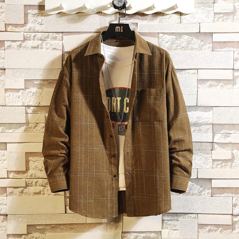 Men's Casual Shirts Long Men Loose Youth Fashion 2023 Sleeve Shirt Preppy Style Spring Autumn Daily Plaid, As picture color
Men's Casual Shirts Long Men Loose Youth Fashion 2023 Sleeve Shirt Preppy Style Spring Autumn Daily Plaid, As picture color