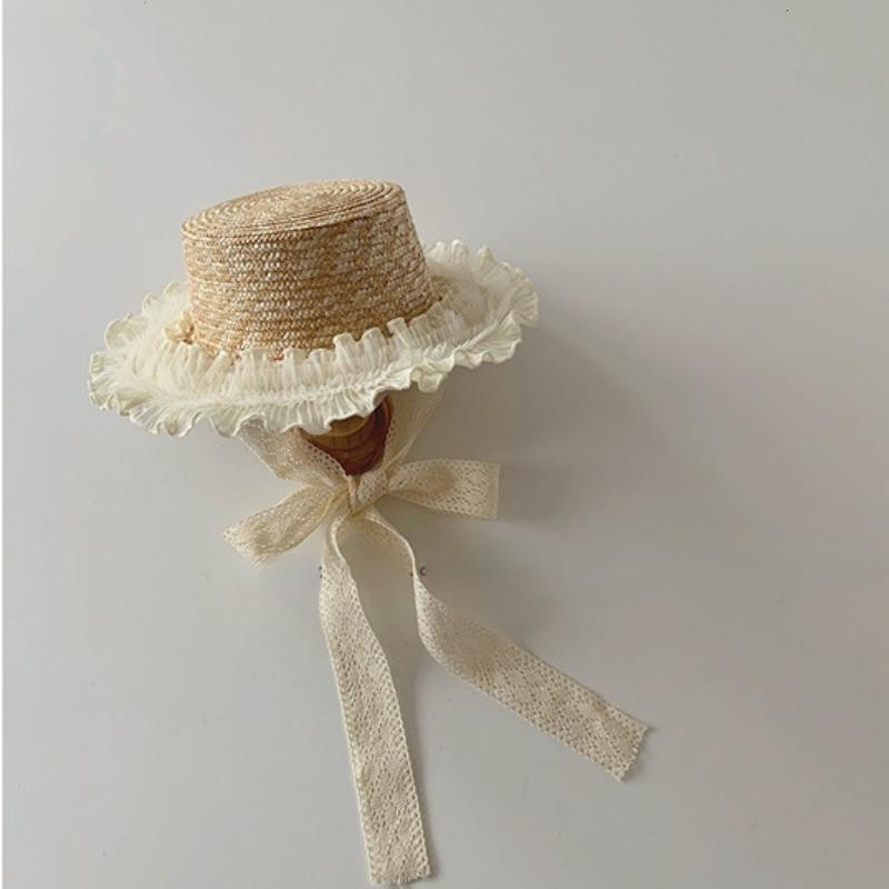 Caps Hats 5043B Children Hat Spring and Summer Korean Fashion Children's Straw Hats Sun Hats Sweet Girls Lace Hepburn Wind Visor 230313, White
Caps Hats 5043B Children Hat Spring and Summer Korean Fashion Children's Straw Hats Sun Hats Sweet Girls Lace Hepburn Wind Visor 230313, White