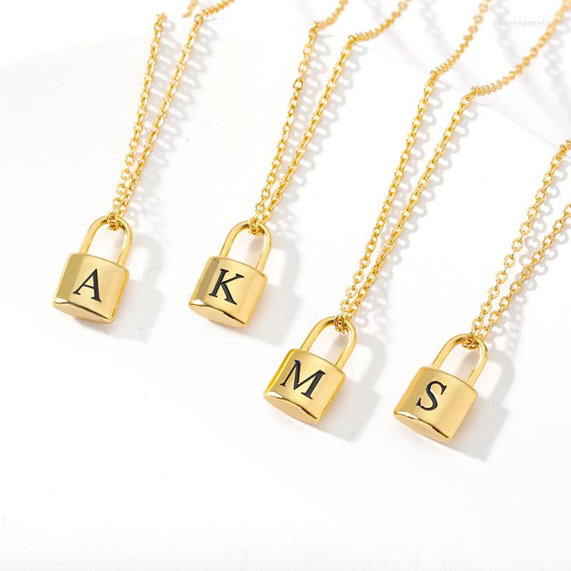 Pendant Necklaces 26 Letters Jewelry Stainless Steel Initial Necklace Lock Men's And Women's Concentric
Pendant Necklaces 26 Letters Jewelry Stainless Steel Initial Necklace Lock Men's And Women's Concentric