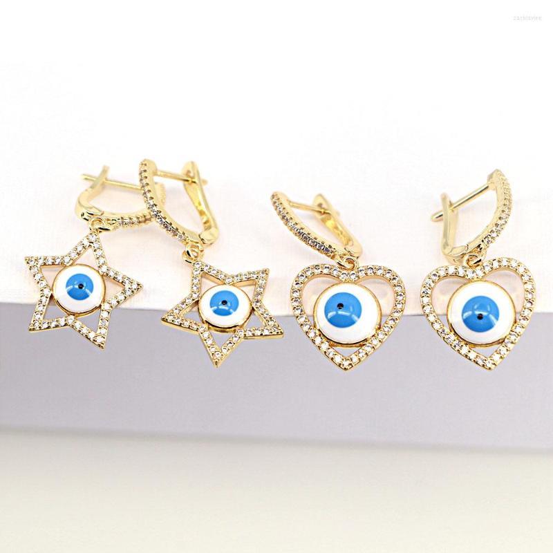 Hoop Earrings 5Pairs Blue Eyes Crystal Zircon Love Heart Star Earring For Women Girls Accessories Fashion Jewelry
Hoop Earrings 5Pairs Blue Eyes Crystal Zircon Love Heart Star Earring For Women Girls Accessories Fashion Jewelry