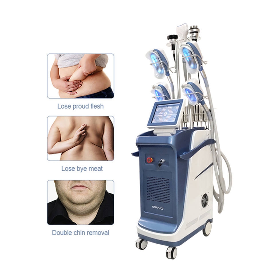 Body Slimming Machine 360 Cryotherapy Fat Freezing Equipment For Double Chin Cavitation Lipolaser RF System 4 Handles For Fat Reduce Lipo Laser Cellulite Reduction
Body Slimming Machine 360 Cryotherapy Fat Freezing Equipment For Double Chin Cavitation Lipolaser RF System 4 Handles For Fat Reduce Lipo Laser Cellulite Reduction