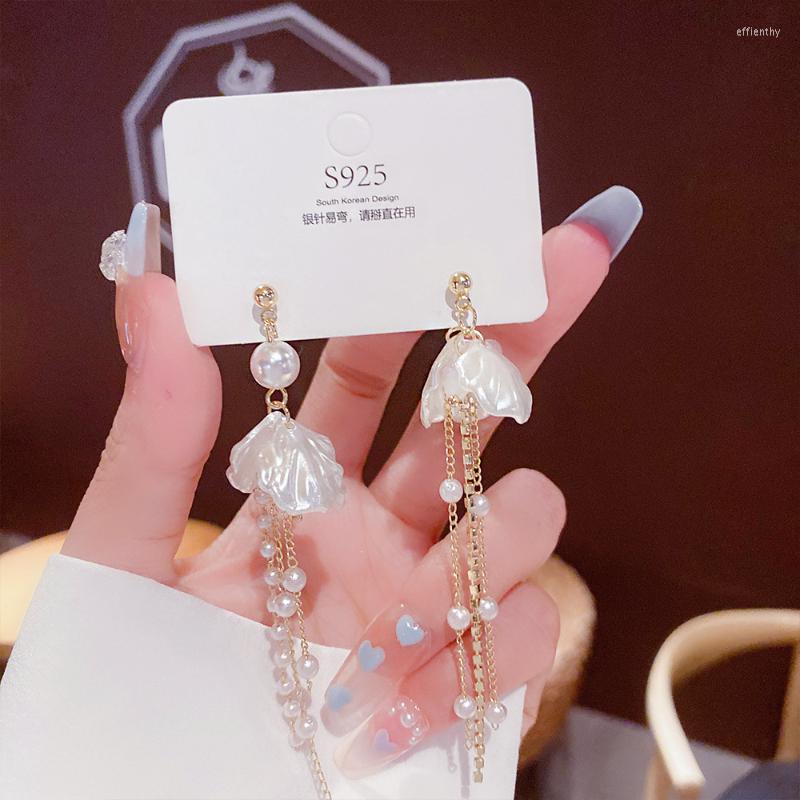 Dangle Earrings Exaggerated Long Tassel Flower Petal For Women Trendy Shiny Earring Korean Jewelry Girls Party Gifts
Dangle Earrings Exaggerated Long Tassel Flower Petal For Women Trendy Shiny Earring Korean Jewelry Girls Party Gifts