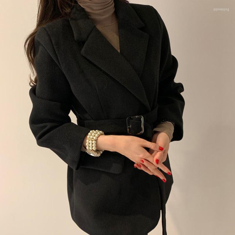 Women' Suits Woolen Suit Coat Women' Autumn Winter Small Belt With Cotton Thickened In 2023
Women' Suits Woolen Suit Coat Women' Autumn Winter Small Belt With Cotton Thickened In 2023