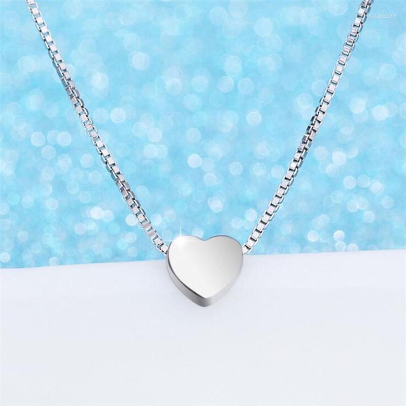 Chains Season Gate Silver Color Clavicle Chain Mini Love Heart Shape Simple Fashion Necklace For Woman SN064
Chains Season Gate Silver Color Clavicle Chain Mini Love Heart Shape Simple Fashion Necklace For Woman SN064