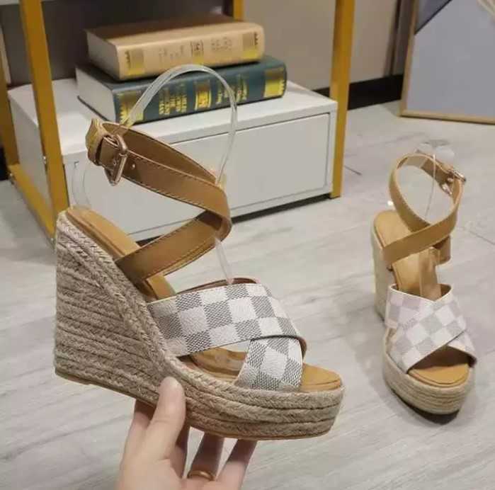 Women Starboard Wedge Sandals High Heel Flatform Shoes Black White Platform Sandal Wedding Dress Shoes Calfskin Shoe Laces-up Sandal With Box NO378, 14
Women Starboard Wedge Sandals High Heel Flatform Shoes Black White Platform Sandal Wedding Dress Shoes Calfskin Shoe Laces-up Sandal With Box NO378, 14