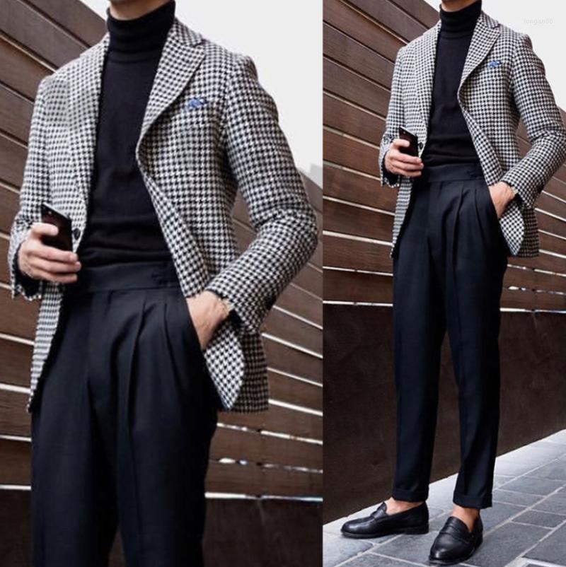 Men's Suits Men's Houndstooth Tweed Blazer Jacket Leisure Notch Lapel Two Button Wedding Groomsman Tuxedos Custom, Pink
Men's Suits Men's Houndstooth Tweed Blazer Jacket Leisure Notch Lapel Two Button Wedding Groomsman Tuxedos Custom, Pink
