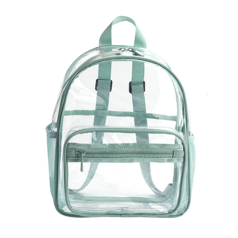 School Bag Backpack Transparent PVC Bag Female Fashion College Students Bookbag Travel Daypack 230313, Blue
School Bag Backpack Transparent PVC Bag Female Fashion College Students Bookbag Travel Daypack 230313, Blue