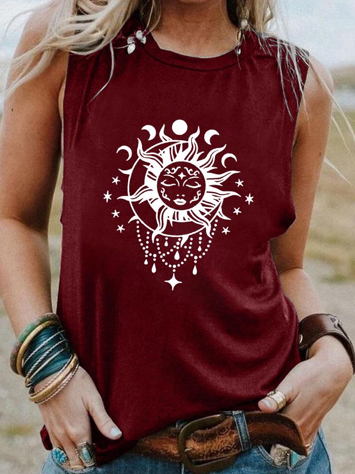 Women's Tanks Sun Moon Star Tank Top Funny Witch Graphic Sleevele Tee Women Casual Trendy 90s Aesthetic Vintage, Gray-black text
Women's Tanks Sun Moon Star Tank Top Funny Witch Graphic Sleevele Tee Women Casual Trendy 90s Aesthetic Vintage, Gray-black text
