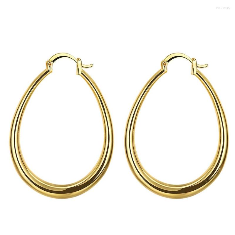 Hoop Earrings 925 Sterling Silver Electroplating Gold/Rose Gold Simple U Shaped For Women Fashion Jewelry Wedding Acces
Hoop Earrings 925 Sterling Silver Electroplating Gold/Rose Gold Simple U Shaped For Women Fashion Jewelry Wedding Acces