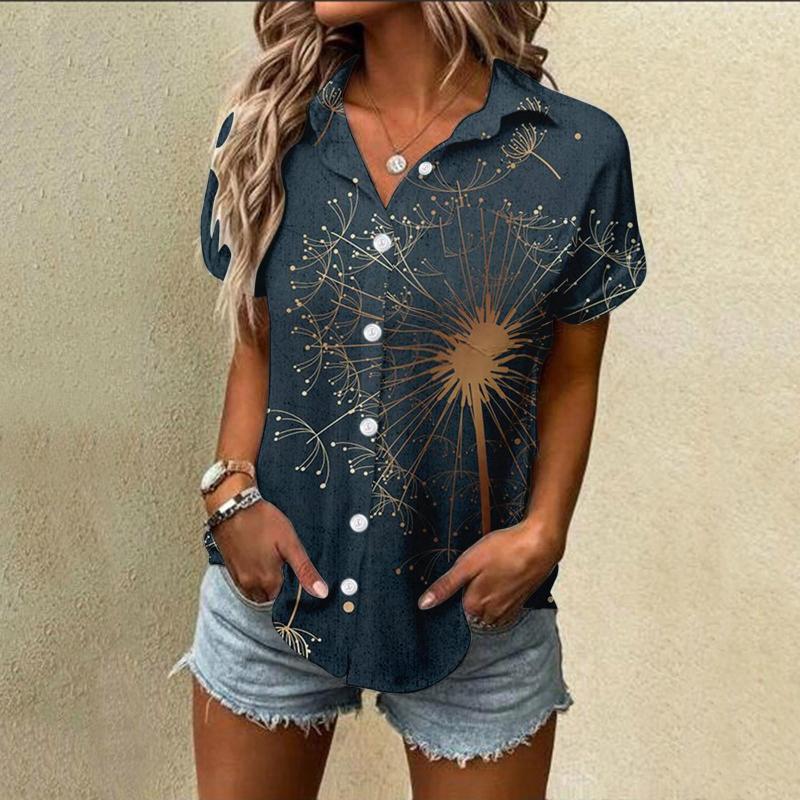 Women' Blouses Womens Spring Summer Flower Printed Short Sleeve V Neck Shirt Women T Comfortable Oh Deer, Purple
Women' Blouses Womens Spring Summer Flower Printed Short Sleeve V Neck Shirt Women T Comfortable Oh Deer, Purple