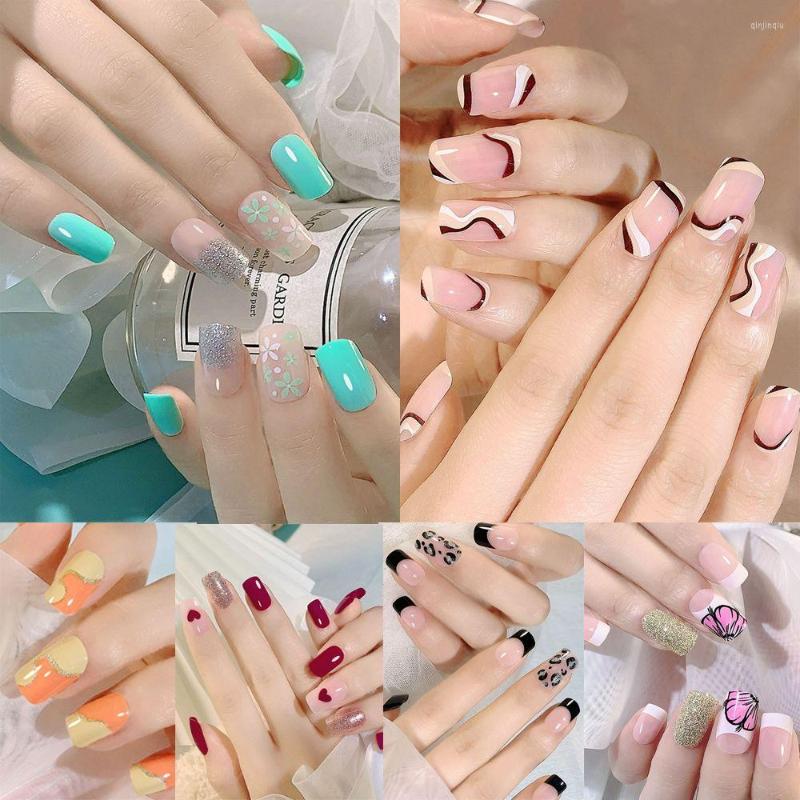 False Nails 24pcs/Box Press On Manicure Tool Full Cover Artificial Wearable Nail Tips Fake Short Square Head, E-02
False Nails 24pcs/Box Press On Manicure Tool Full Cover Artificial Wearable Nail Tips Fake Short Square Head, E-02