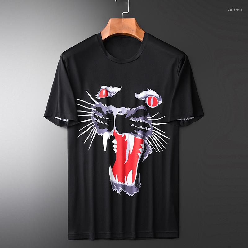 Men's T Shirts Summer Mens Plus Size 4xl Luxury Cotton Round Collar Men Tiger Printed Short Sleeve T-shirts Man, Black ht 19241
Men's T Shirts Summer Mens Plus Size 4xl Luxury Cotton Round Collar Men Tiger Printed Short Sleeve T-shirts Man, Black ht 19241