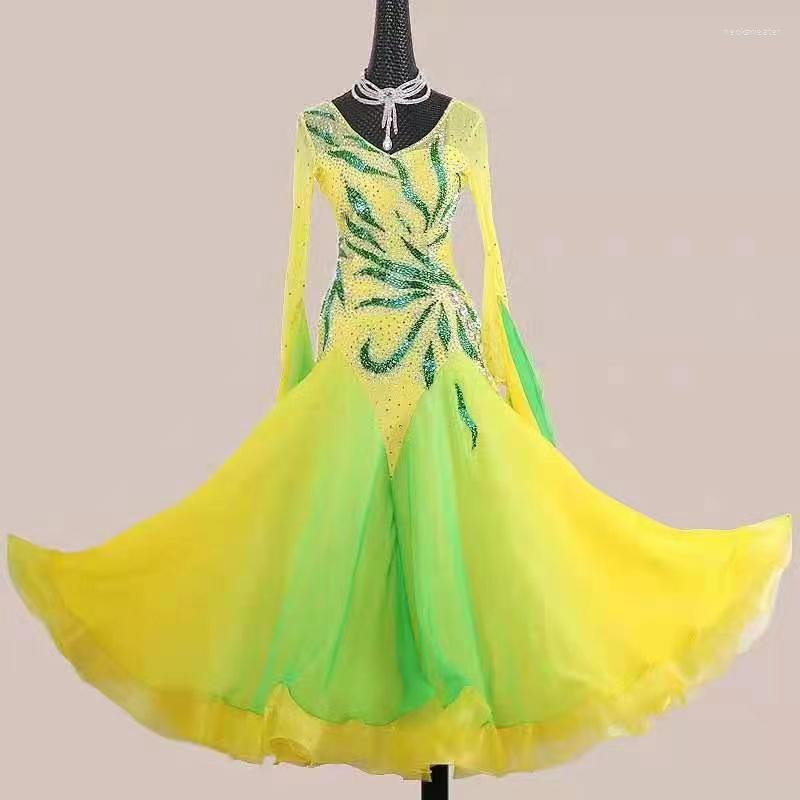 Stage Wear Adult Ballroom Competition Dance Dresses Design Waltz Skirt Advanced Customization Standard Dancing Dress, Other color
Stage Wear Adult Ballroom Competition Dance Dresses Design Waltz Skirt Advanced Customization Standard Dancing Dress, Other color