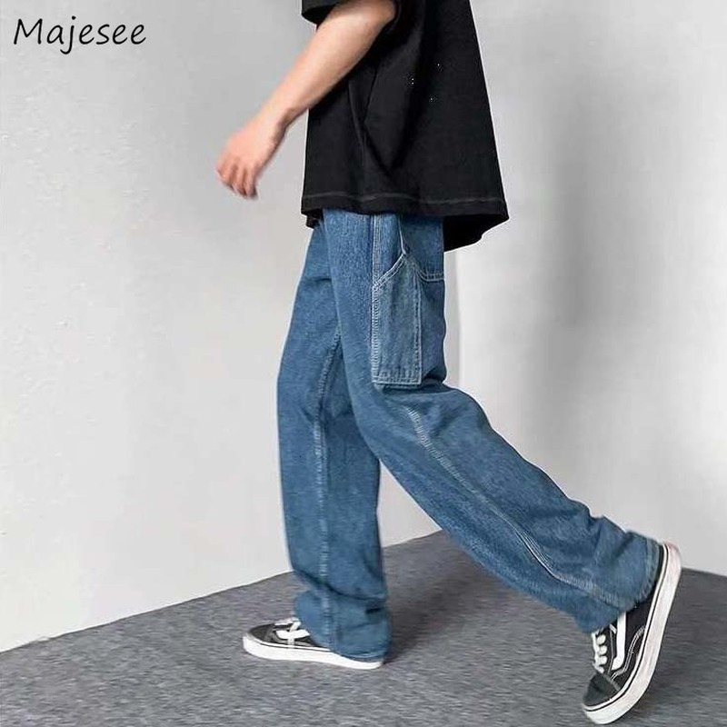 Men's Jeans Men Vintage Wide Leg Baggy Pockets Harajuku BF Denim Mopping Trousers Hip Hop Tooling Fall Mens Straight Pantalones S-3XL 230313, Light blue
Men's Jeans Men Vintage Wide Leg Baggy Pockets Harajuku BF Denim Mopping Trousers Hip Hop Tooling Fall Mens Straight Pantalones S-3XL 230313, Light blue