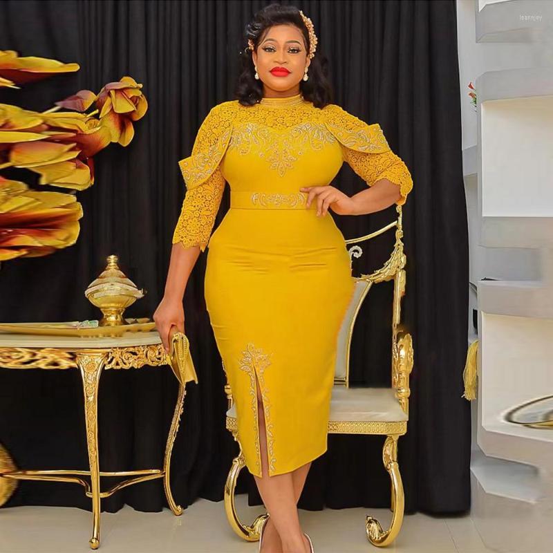 Ethnic Clothing Turkey Dresses For Women African Designer Lace Sleeve Evening Gown Elegant Bridesmaid Dress Bodycon Wears Ladies
Ethnic Clothing Turkey Dresses For Women African Designer Lace Sleeve Evening Gown Elegant Bridesmaid Dress Bodycon Wears Ladies