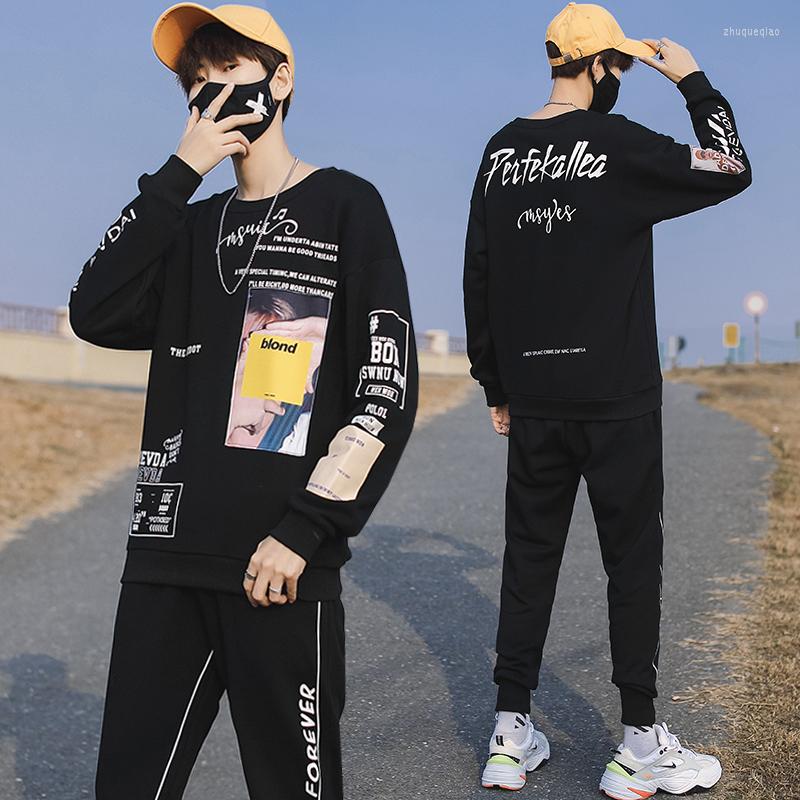 Men's Hoodies -3XL!2023 Spring Long-sleeved Clothes Trousers Suit Middle School Letter Printing Pullover Sports Two-piece S, Black
Men's Hoodies -3XL!2023 Spring Long-sleeved Clothes Trousers Suit Middle School Letter Printing Pullover Sports Two-piece S, Black