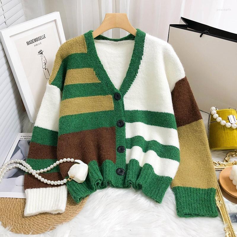 Women's Knits Korobov Japanese Sweet Preppy Style Cardigans Korean Chic Elegant Jumper Vintage Streetwear Hit Color Patchwork Sueter Mujer, Red
Women's Knits Korobov Japanese Sweet Preppy Style Cardigans Korean Chic Elegant Jumper Vintage Streetwear Hit Color Patchwork Sueter Mujer, Red