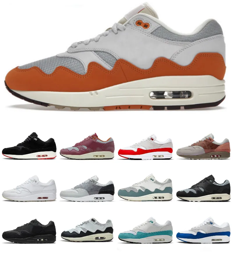 Airmaxs Max 1 87 Running Shoes Mens Women Air Sean Wotherspoon Patta Waves Noise Aqua Monarch Travis Cactus Jack Baroque Brown Anniversary Royal Red Trainer Sneakers, E036
Airmaxs Max 1 87 Running Shoes Mens Women Air Sean Wotherspoon Patta Waves Noise Aqua Monarch Travis Cactus Jack Baroque Brown Anniversary Royal Red Trainer Sneakers, E036