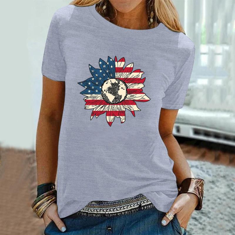 Women' T Shirts Loose Round Shirt Independence Womens Top Sleeve Printed Day Neck Casual Short Women' Women Soft, White
Women' T Shirts Loose Round Shirt Independence Womens Top Sleeve Printed Day Neck Casual Short Women' Women Soft, White