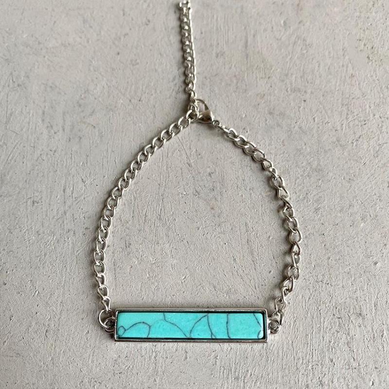 Strand 2023 Geometric Turquoise Bar Bracelet December Modern Birthstone Simple Design Western Jewelry Gift
Strand 2023 Geometric Turquoise Bar Bracelet December Modern Birthstone Simple Design Western Jewelry Gift