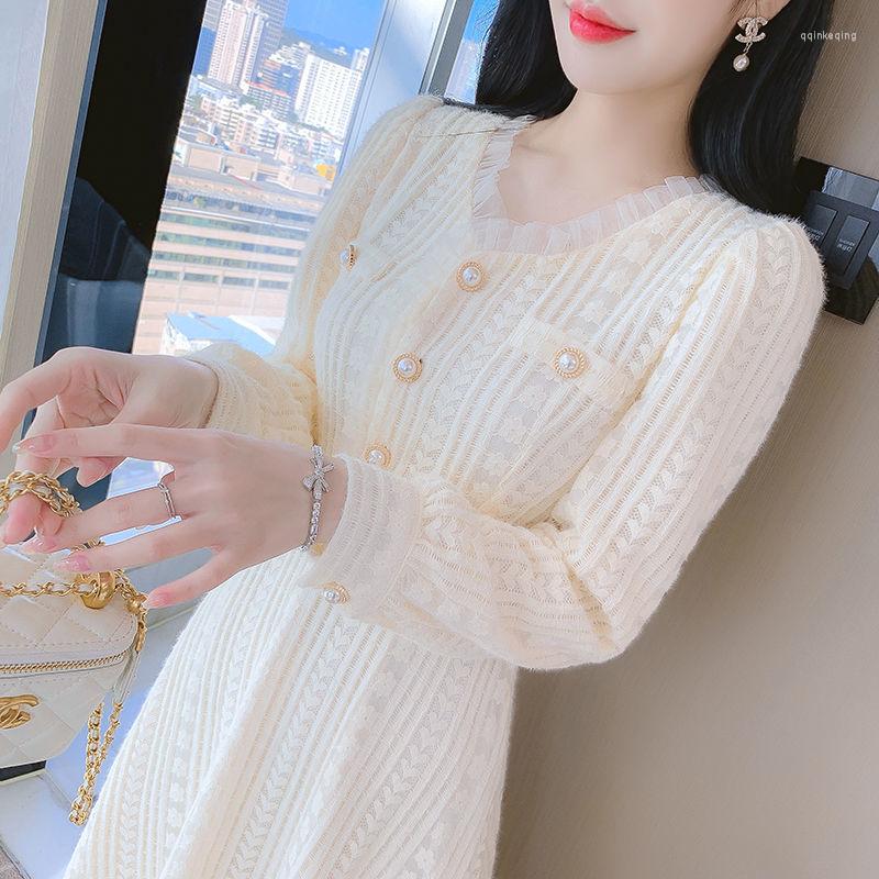 Casual Dresses 2023 Spring Large Size Small Fragrance Style Stitching Sweet With Windbreaker Bottoming Lace Dress Women, Apricot
Casual Dresses 2023 Spring Large Size Small Fragrance Style Stitching Sweet With Windbreaker Bottoming Lace Dress Women, Apricot
