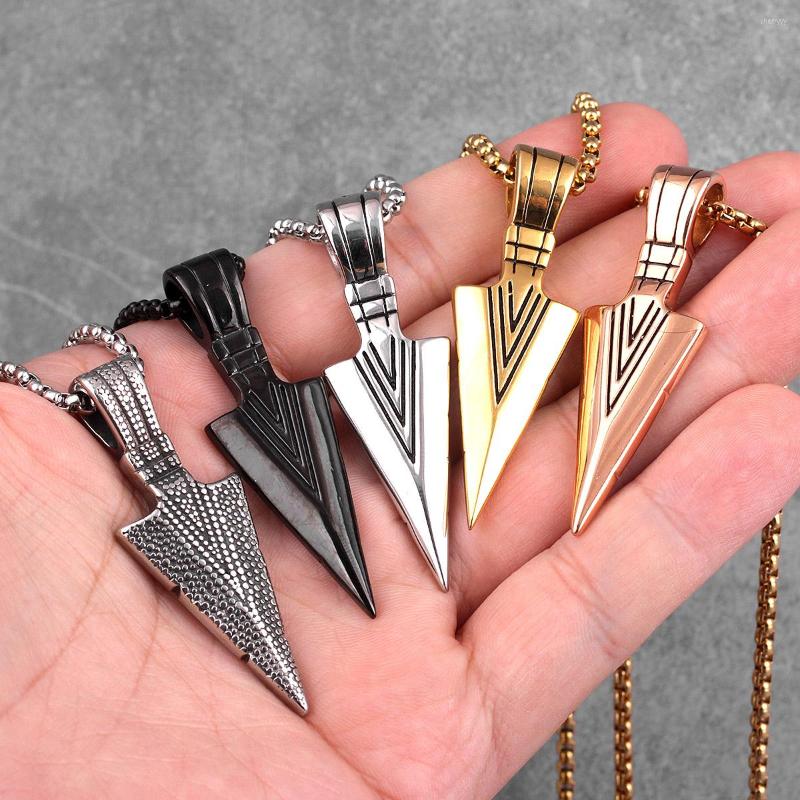Pendant Necklaces Spartan Spearhead Men Sparta Warrior Chain Punk Rock For Boyfriend Male 316L Stainless Steel Jewelry Gift
Pendant Necklaces Spartan Spearhead Men Sparta Warrior Chain Punk Rock For Boyfriend Male 316L Stainless Steel Jewelry Gift
