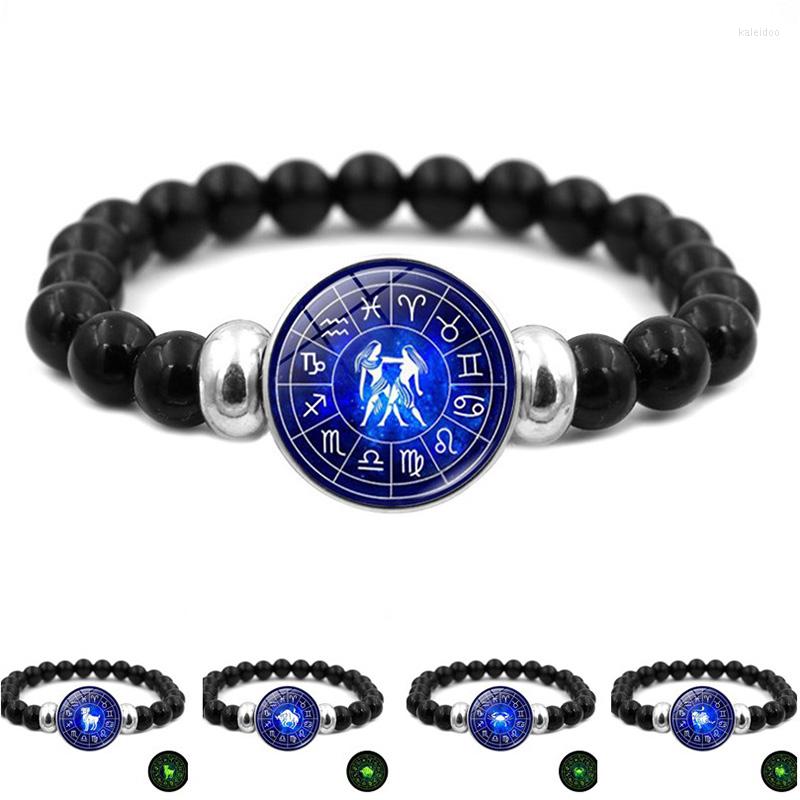 Charm Bracelets Luminous 12 Zodiac Signs Constellation Bracelet For Men Women Fashion Beads String Black Beaded Bangle Birthday Gifts
Charm Bracelets Luminous 12 Zodiac Signs Constellation Bracelet For Men Women Fashion Beads String Black Beaded Bangle Birthday Gifts