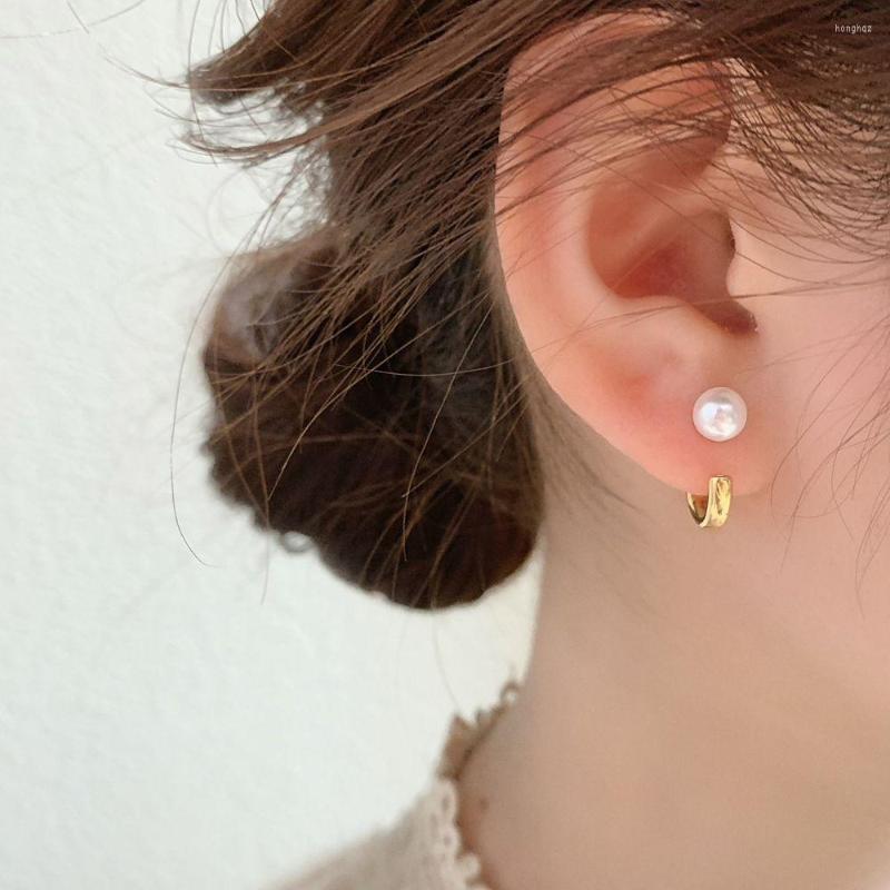 Hoop Earrings Semicircular Pearl C-Shaped Temperament Simple Ear Jewelry For Ladies Metal Silver Needle Women Gifts
Hoop Earrings Semicircular Pearl C-Shaped Temperament Simple Ear Jewelry For Ladies Metal Silver Needle Women Gifts