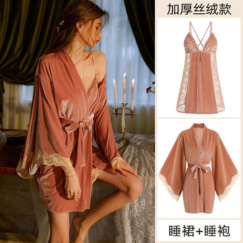 Bras Sets Sexy Lingerie Slip Nightdress Lace Homewear Set With Chest Pad Autumn And Winter 2023 Style Velvet Woman Exotic Apparel, Black
Bras Sets Sexy Lingerie Slip Nightdress Lace Homewear Set With Chest Pad Autumn And Winter 2023 Style Velvet Woman Exotic Apparel, Black
