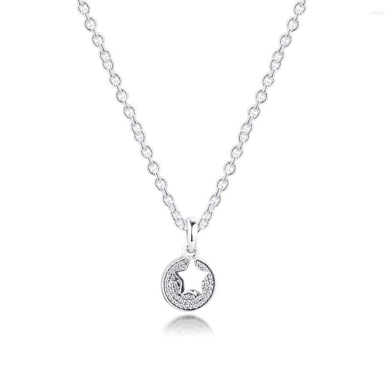 Chains Genuine 925 Sterling Silver Collier Necklace Celebration Stars Necklaces For Women Party Gift Fine Jewelry Wholesale
Chains Genuine 925 Sterling Silver Collier Necklace Celebration Stars Necklaces For Women Party Gift Fine Jewelry Wholesale