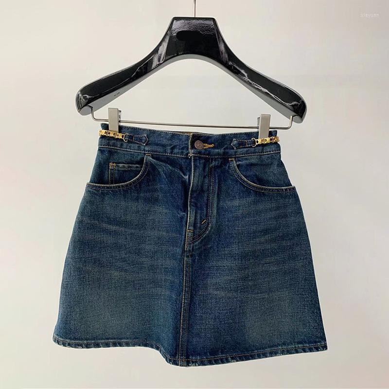 Skirts 2023 Autumn Leisure Washed Denim Half Versatile Short Skirt With Simple Waist A Line Women, Blue
Skirts 2023 Autumn Leisure Washed Denim Half Versatile Short Skirt With Simple Waist A Line Women, Blue