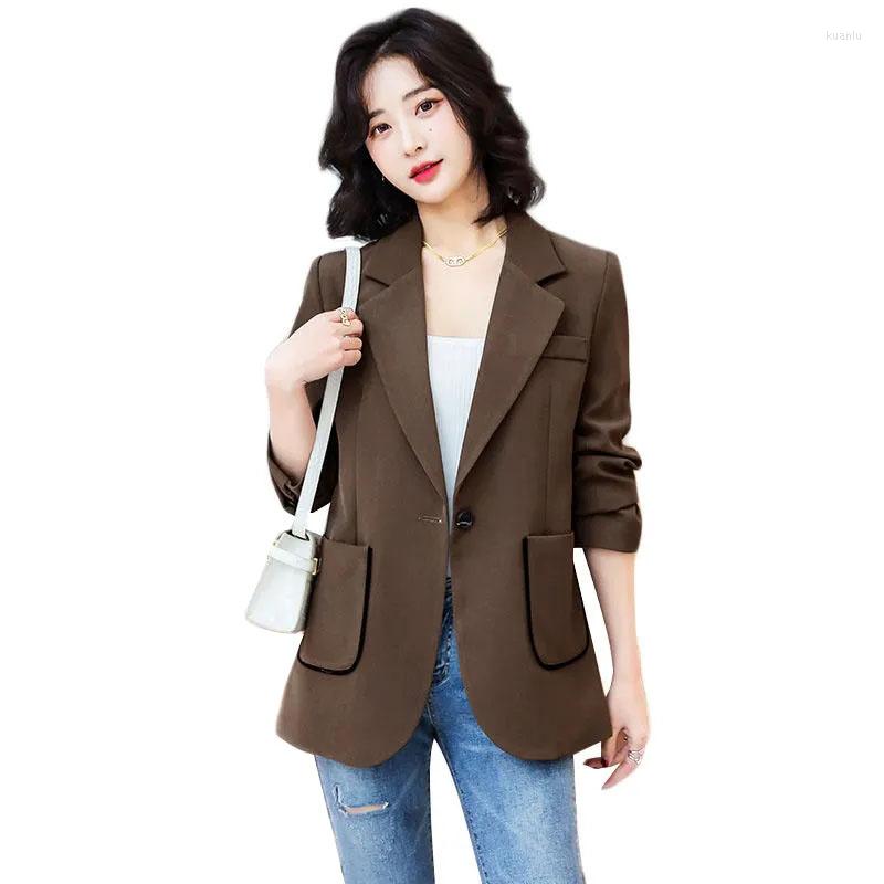 Women's Suits 2023 Spring Autumn Women's Blazer Long Sleeve Elegant Fashion Work Office Lady Blazers Coat Female Jacket Tops Women, Black
Women's Suits 2023 Spring Autumn Women's Blazer Long Sleeve Elegant Fashion Work Office Lady Blazers Coat Female Jacket Tops Women, Black
